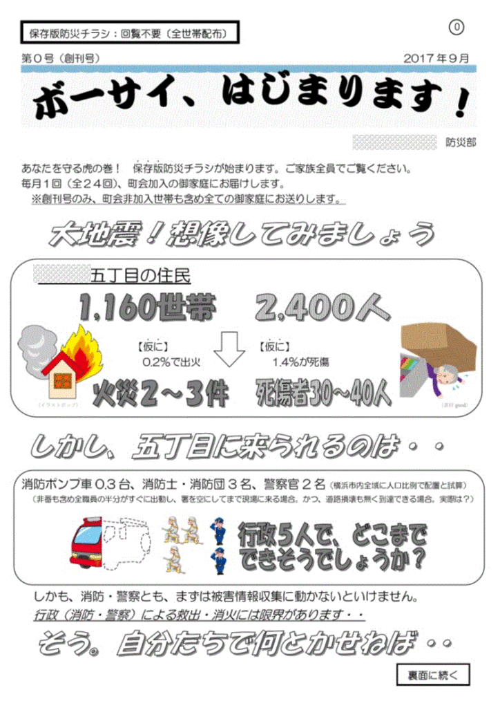 disaster prevention flyer No00 p1