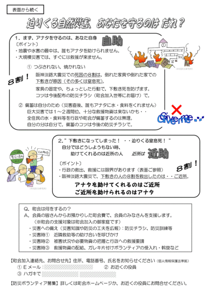 disaster prevention flyer No00 p2